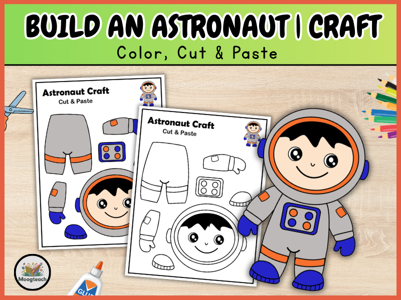 Astronaut Helmet Craft | Space Exploration | Paper Hat | Cut and Paste | EYFS | KS1 | KS2