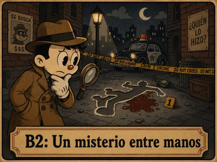 Didactic unit-B2 Spanish- "Un misterio entre manos"