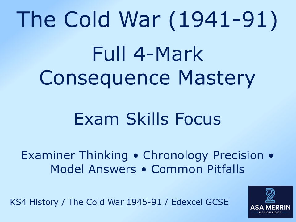 Cold War (1941–91): Consequence Question Mastery Bundle – Diagnostic + WWYD Examiner Edition