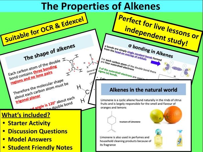 AS Chemistry: The Properties of Alkenes