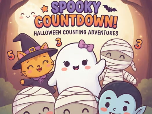 Halloween Counting Worksheets | Count and Color Math Activities | Preschool, Pre
