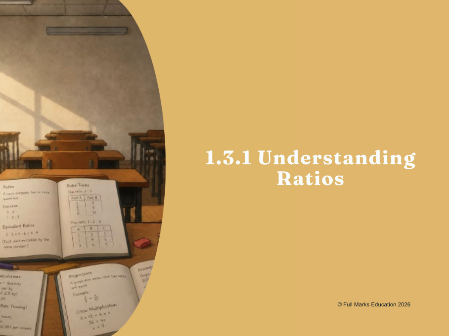 IB Maths MYP Year 1, Unit 3 - 1.3.1 Understanding Ratios