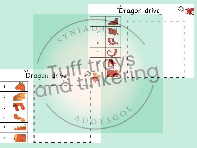 dragon drive roll and make saint davids day maths game foundation phase ks2