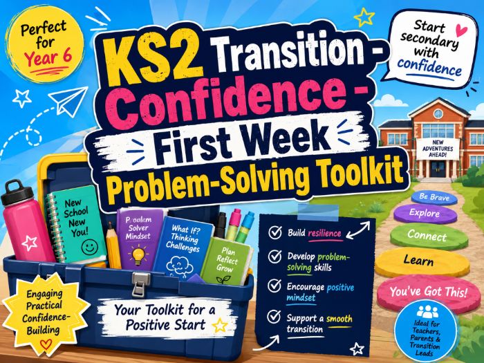 KS2 Transition - Confidence - First Week Problem-Solving Toolkit