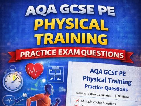 AQA GCSE PE Physical Training Practice questions