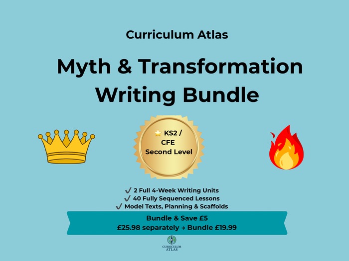 Myth & Transformation Writing Bundle – 2 x 4 Week Talk for Writing Units (KS2 / CfE Second Level)