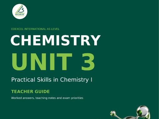 Edexcel IAS Chemistry - Unit 3 Revision