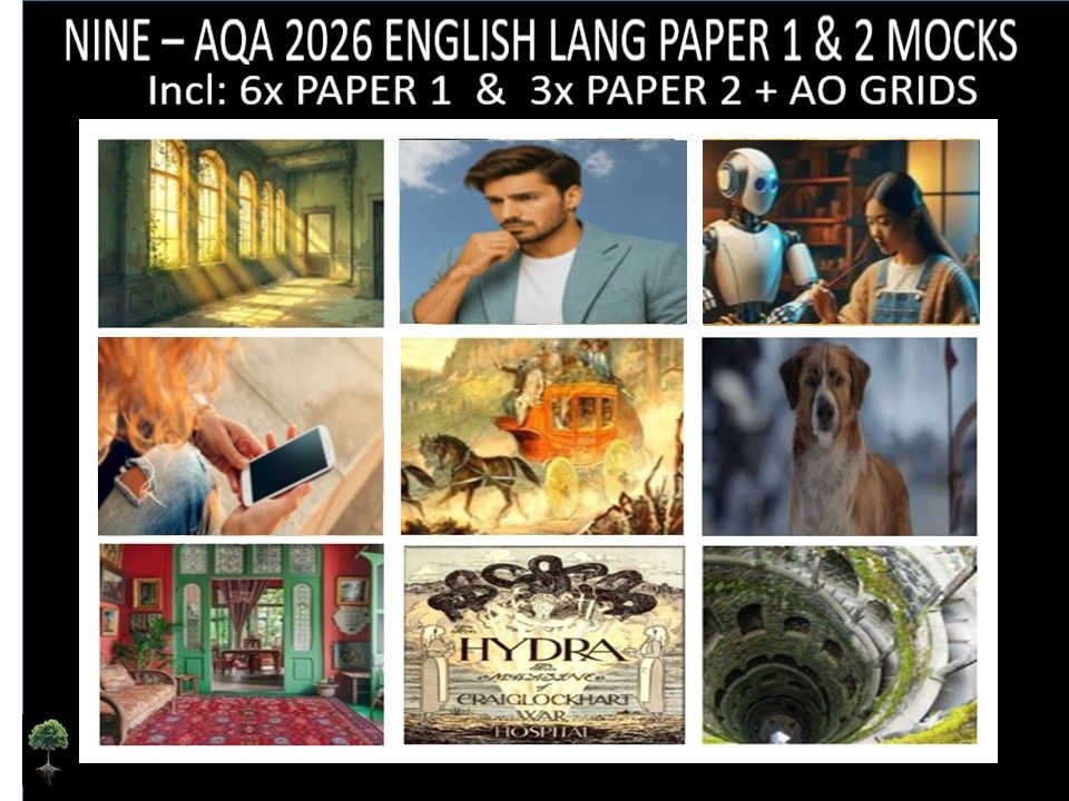 NINE - AQA PAPER 1 & 2 | 2026 FULL MOCKS | AO GRIDS