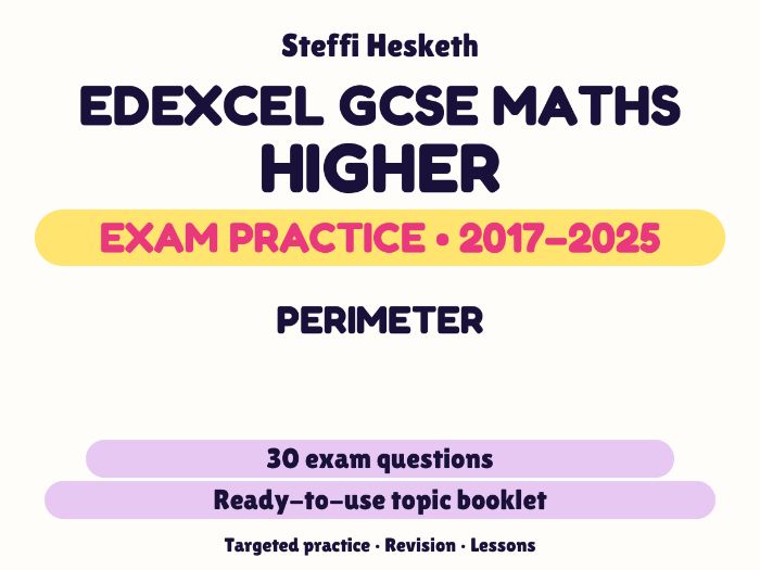 Edexcel GCSE Maths Higher: Perimeter Exam Questions | 2017-2025