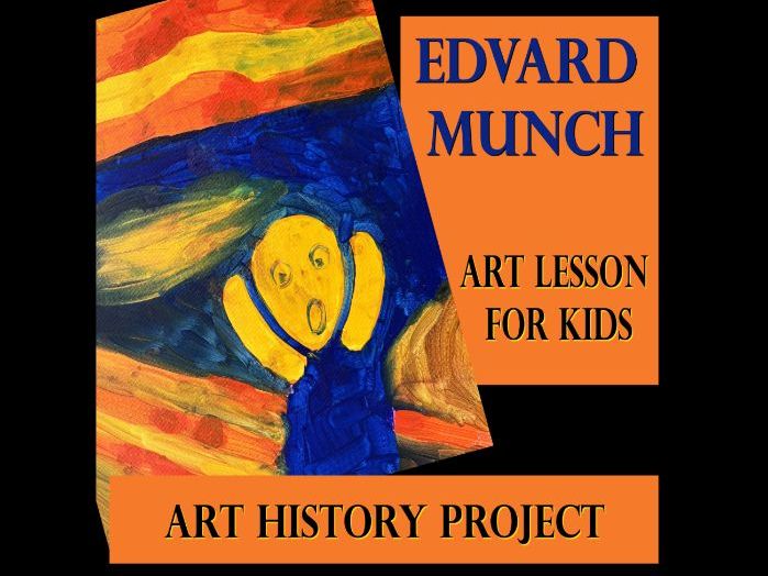 Edvard Munch Art Lesson for Kids - Expressionism, The Scream & Emotional Painting Project