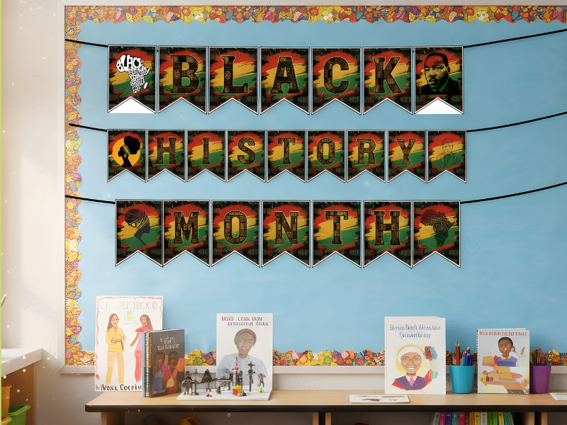 Black History Month Banner – Printable Classroom Display