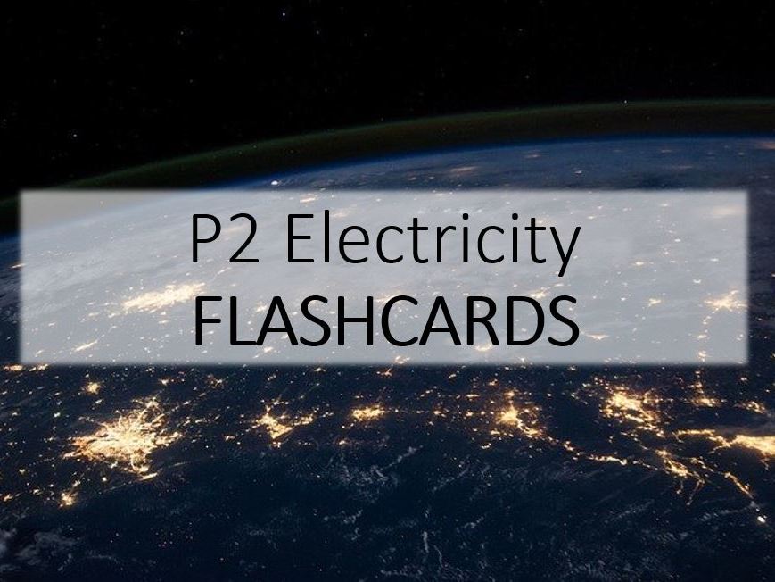 Electricity Flashcards GCSE