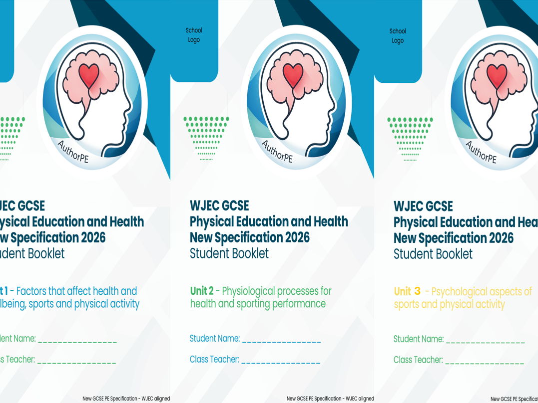 WJEC GCSE PE & Health (New Spec 2026) ALL UNITS - Student Booklet