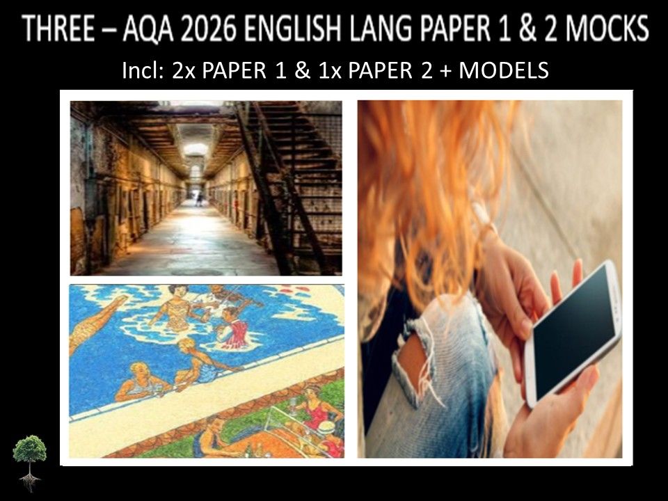THREE - AQA PAPER 1 & 2 | 2026 FULL MOCKS | MODELS