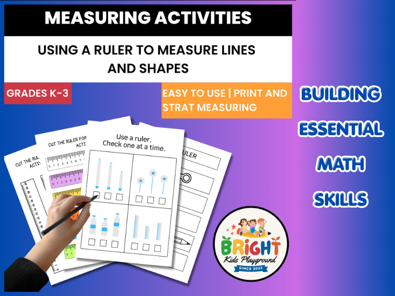 Measuring Activities | Using a Ruler to Measure Lines and Shapes (Grades K–3)