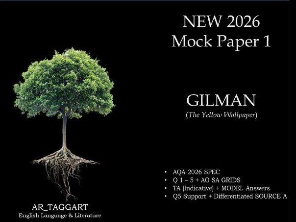 GILMAN (i) PAPER 1 | 2026 MOCK | Q5 TASKS