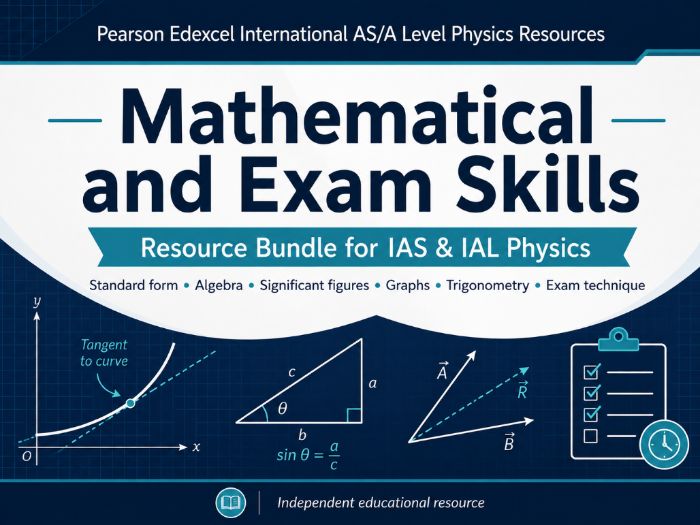 Mathematical and Exam Skills Teacher Pack - Physics International AS/A Level Pearson Edexcel