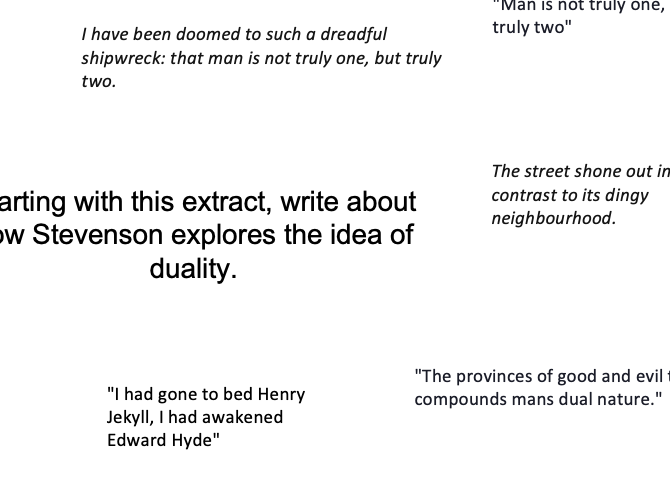 Jekyll and Hyde revision