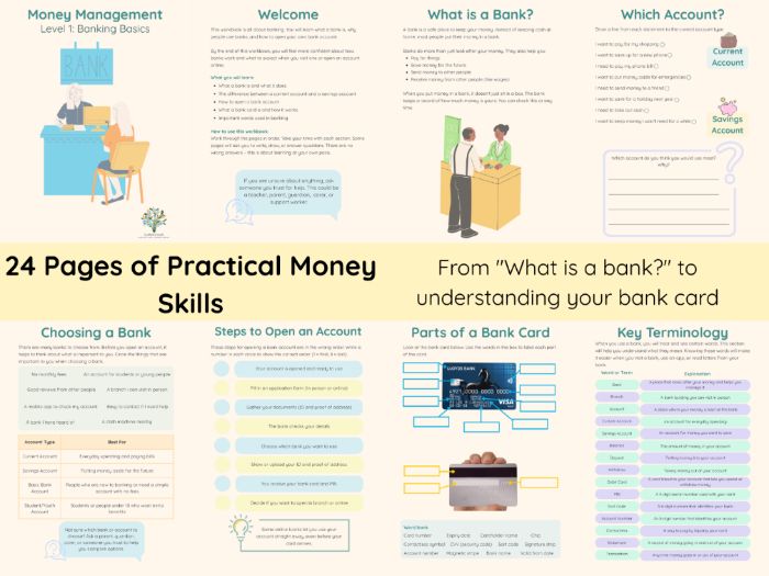 oney Management Level 1: Banking Basics – SEN Life Skills Workbook (PSHE / Functional Skills)