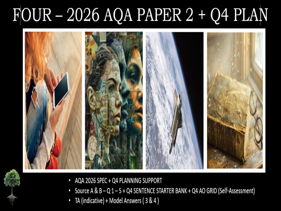 FOUR - AQA PAPER 2 | 2026 FULL MOCKS | Q4 PLAN