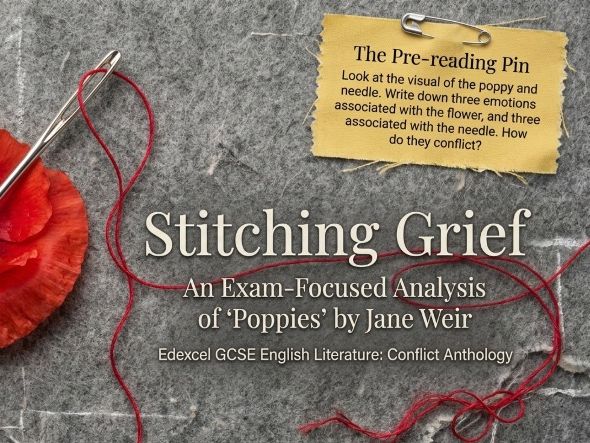 Poppies by Jane Weir | Edexcel Conflict Poetry Anthology | GCSE Poem Analysis