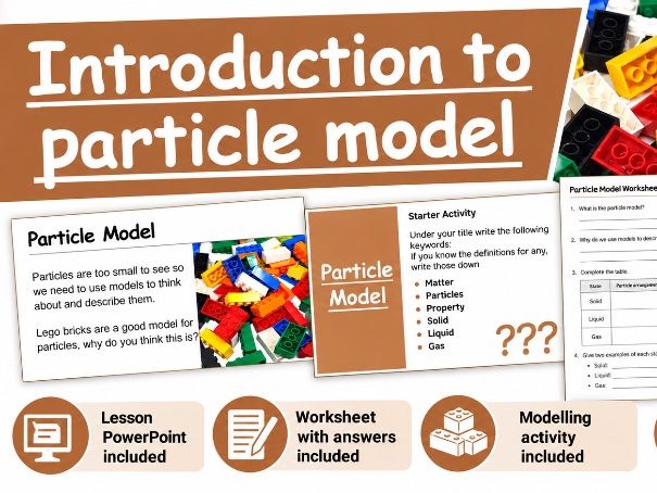 KS3 Introduction to Particle model lesson