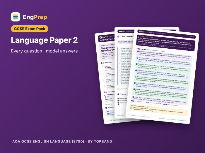 English Language Paper 2 Exam Pack (AQA 2026)