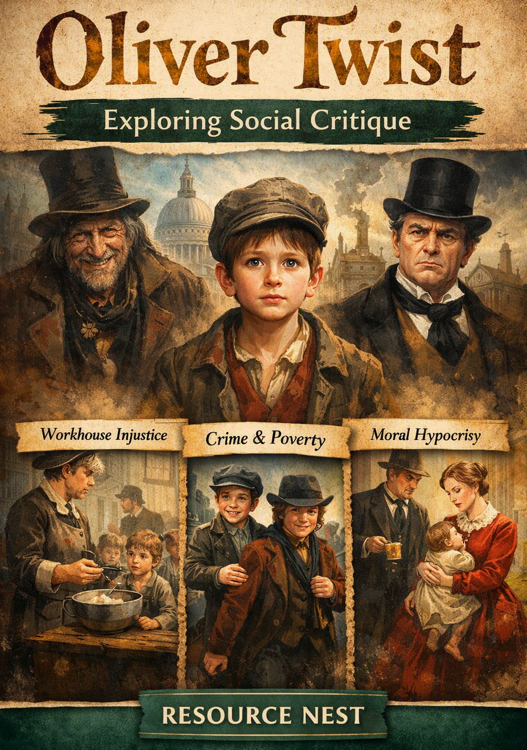 Oliver Twist – Complete KS3 Bundle(including knowledge organiser)