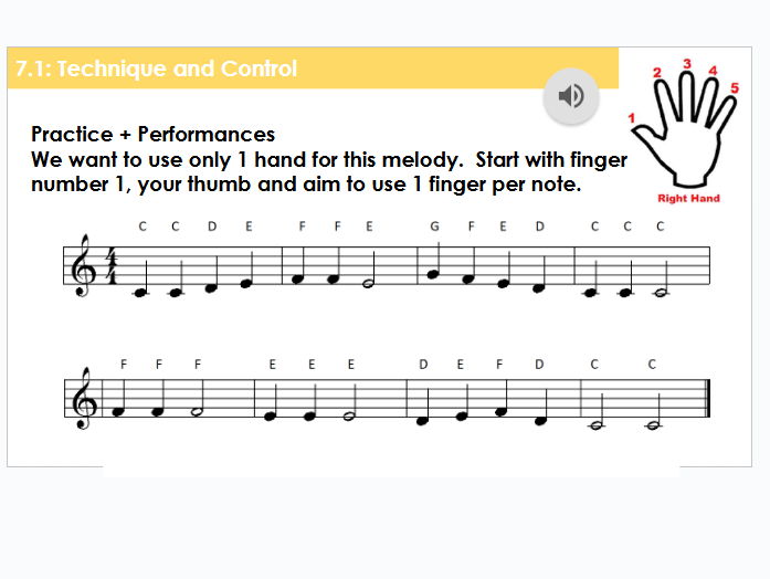 Year 7 Technique and Control | KS3 Music Keyboard Lesson 2