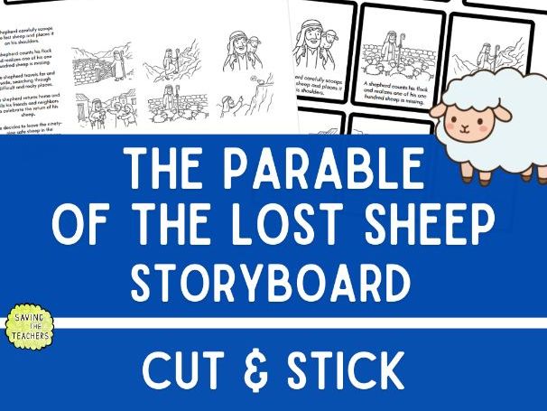 The Parable of the Lost Sheep: Differentiated Sequencing & Retelling Worksheets (KS1/KS2)