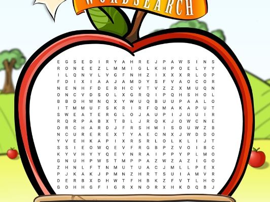 Autumn Apple Word Search