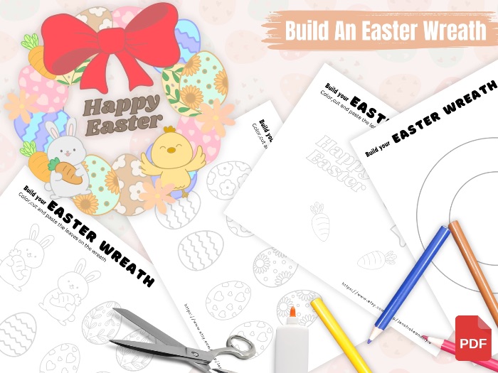 Easter Wreath DIY Craft