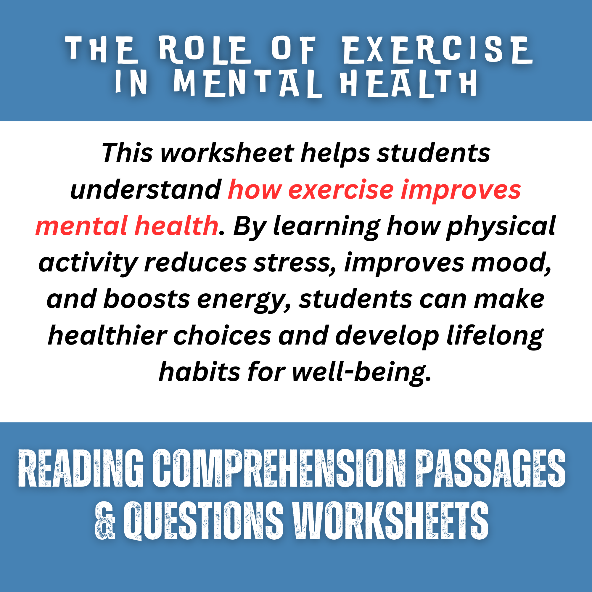 The Role of Exercise in Mental Health -Psychology and Human Behavior ...