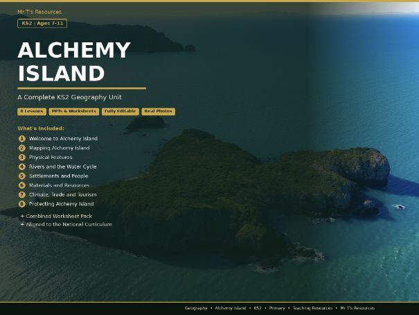 Alchemy Island | KS2 Geography Bundle | 8 Lessons and PPT