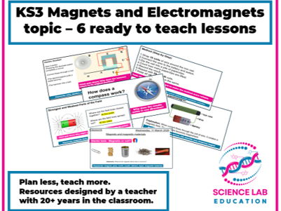 KS3 Magnets and Electromagnets full unit 6 lessons