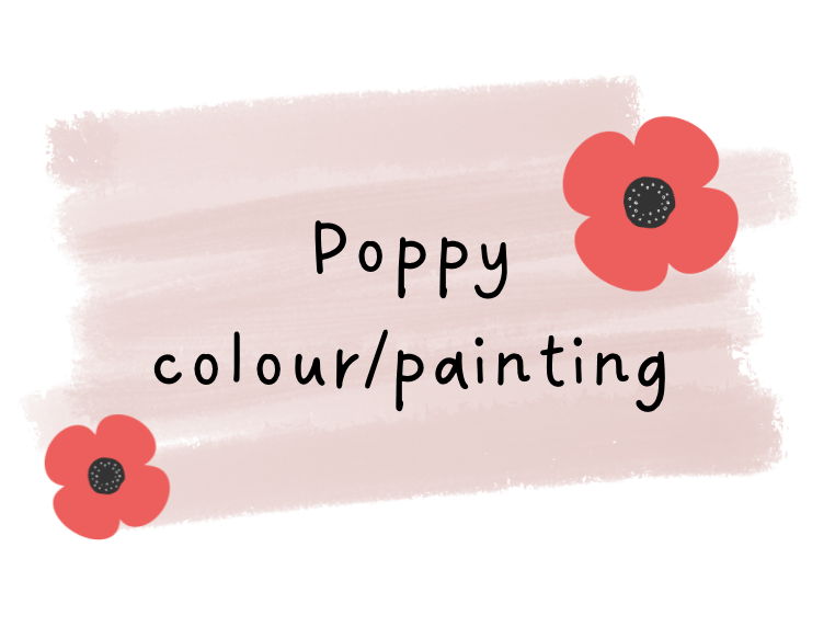 Poppy colour/paint