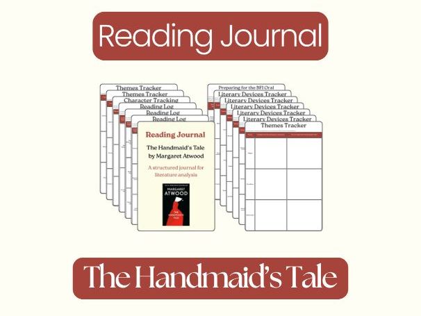 The Handmaid's Tale by Margaret Atwood – Complete Reading Journal & Student Workbook