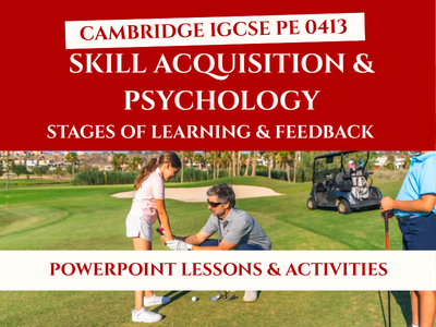 IGCSE PE | Skill Acquisition & Psychology | Stages of Learning & Feedback Lessons | 0413