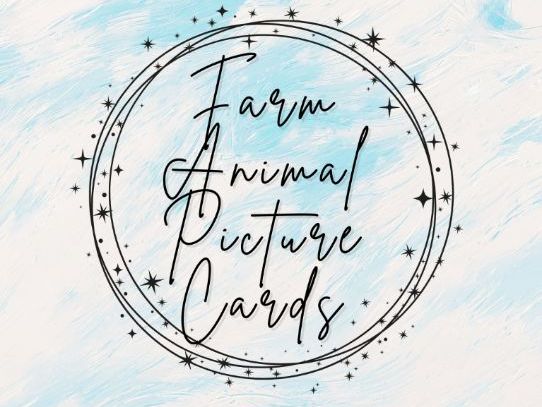 Farm Animal Picture Cards