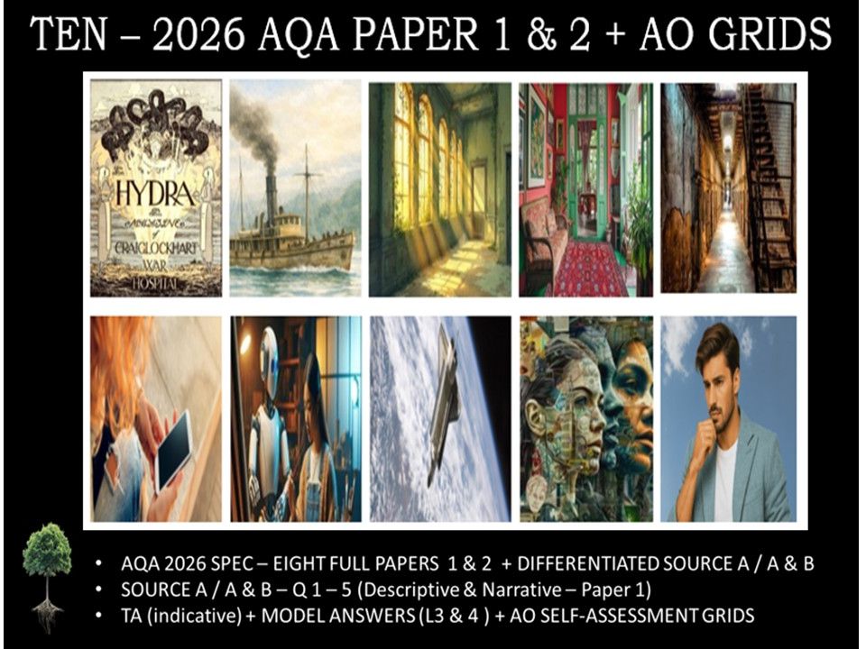 TEN - NEW PAPER 1 & 2 | 2026 FULL MOCK | + AO GRIDS