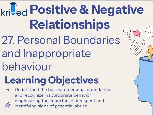 Personal Boundaries & Respect – Year 7 PSHE Lesson on Safety and Awareness