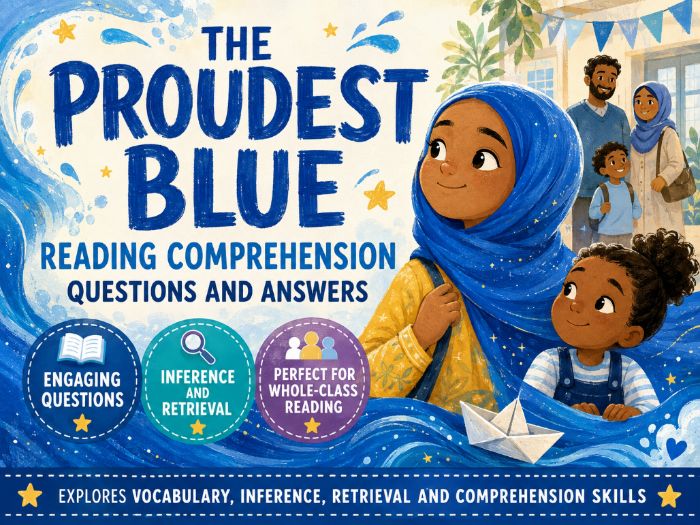 The Proudest Blue - Comprehension - KS1