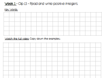 Half Termly Hegarty Maths Booklets Teaching Resources