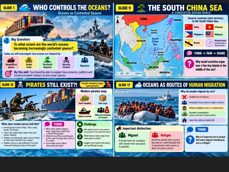 OCR A Level Geography Exploring Oceans Unit