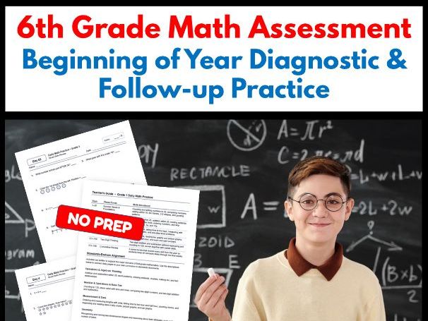 6th Grade Math Assessment | Beginning of Year Diagnostic