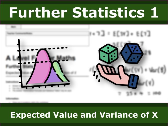 Edexcel Further Stats 1 - Expected Value and Variance of a Function of X