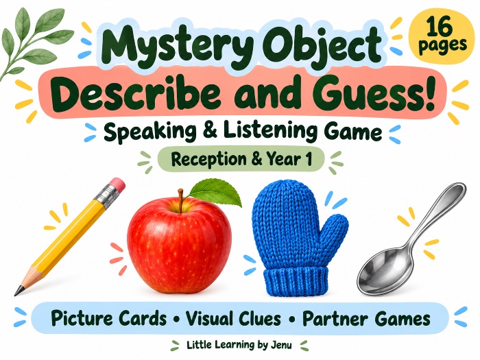 Mystery Object: Describe and Guess! Speaking and Listening Game | Reception & Year 1