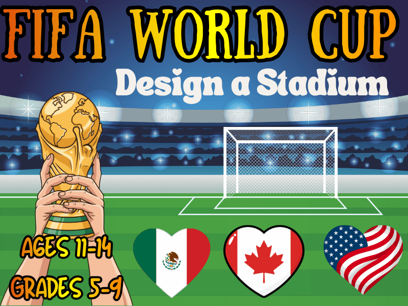 FIFA Soccer World Cup 2026 Design a Stadium Activity | Question & Answer Pack