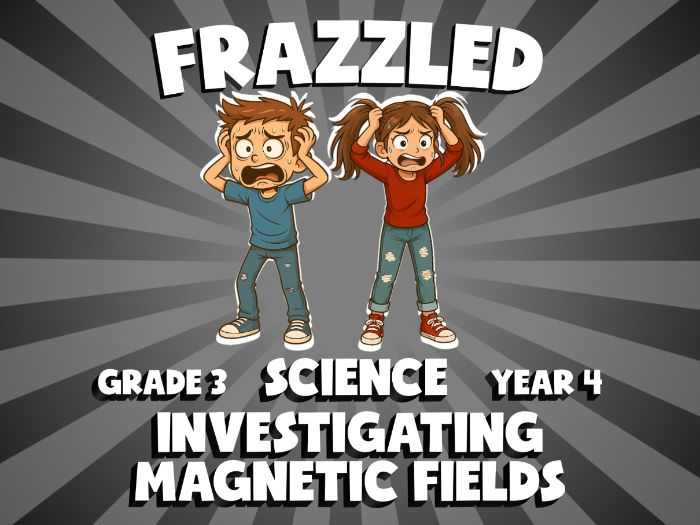 Investigating Magnetic Fields FRAZZLED Science Game | No-Prep Year 4 Review Activity
