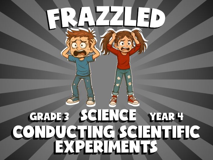 Conducting Scientific Experiments FRAZZLED Science Game | No-Prep Year 4 Review Activity